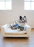 Load image into Gallery viewer, Le Cozy Corgi Striped Sweater