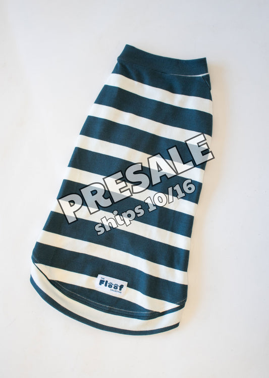 Le Cozy Corgi Striped Sweater