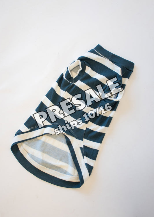 Le Cozy Corgi Striped Sweater